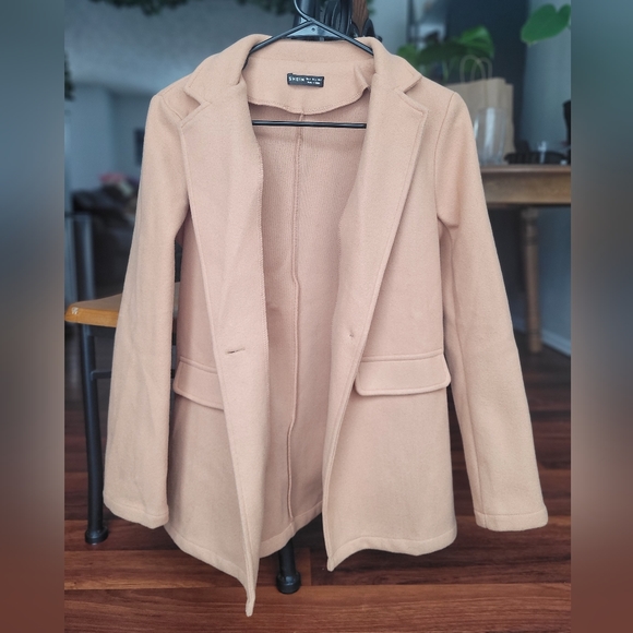 Shein Brown Blazer Small - Picture 1 of 5